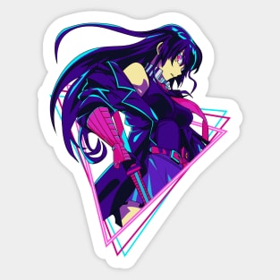 Akame ga Kill - Retro Style Sticker